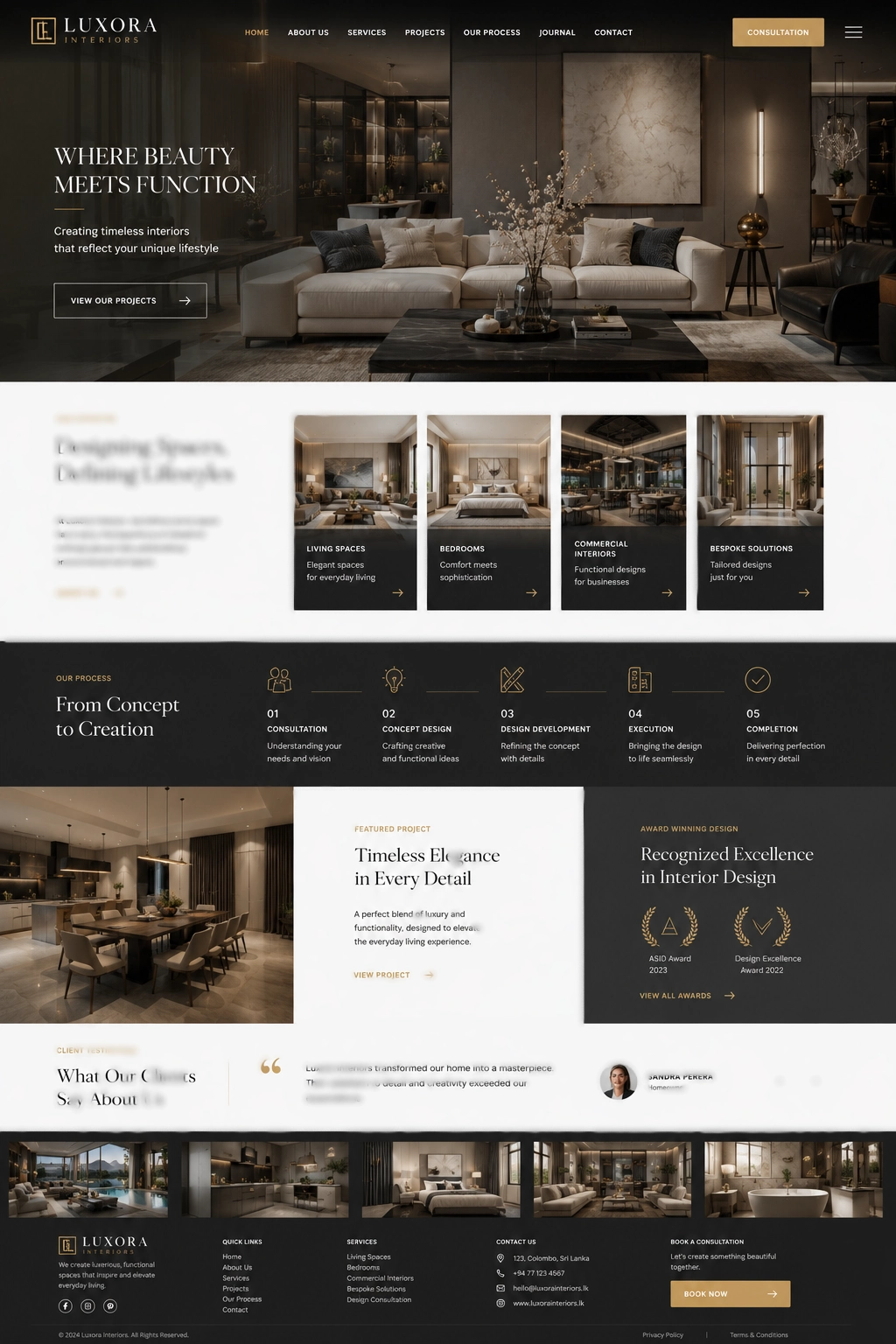 Website development — featured project
