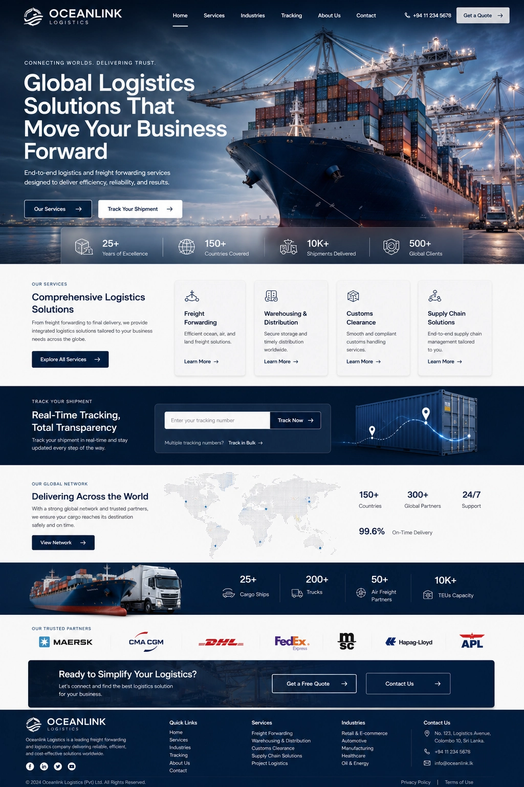 Services Page