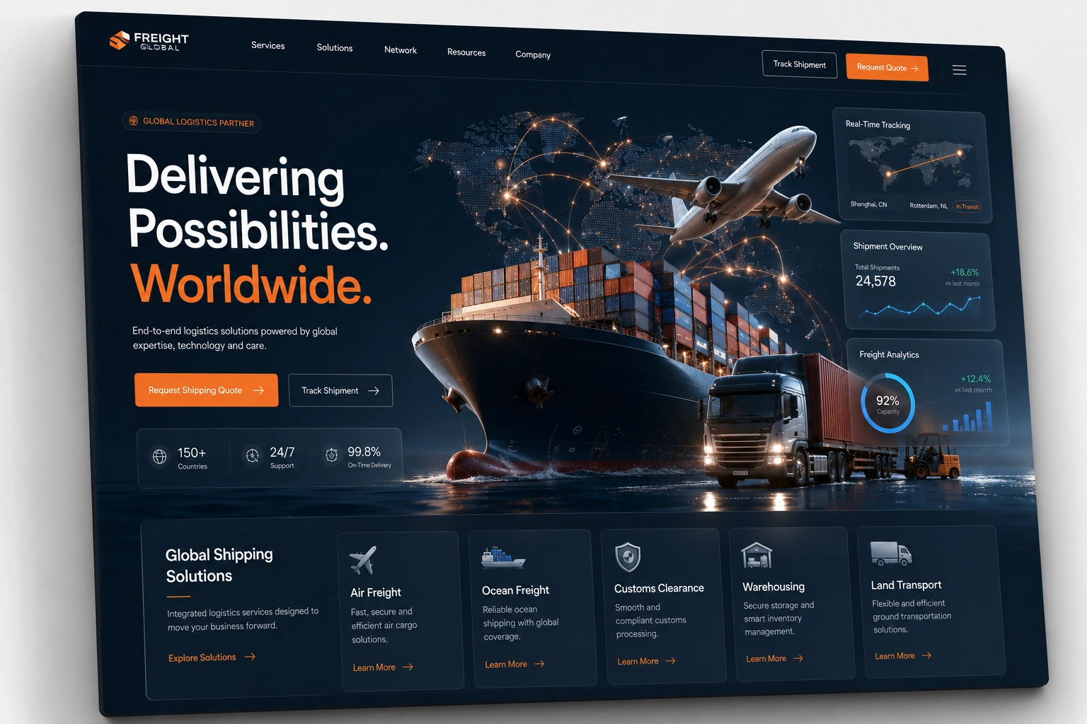 Startup Launch Page